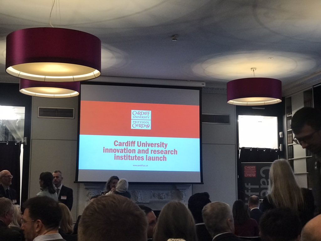 Excited to be at launch of @cardiffuni Research & Innovation Institutes @royalinstitutio London today.Great to hear role of @aCapitalRegion recognised in this by @rogermwhitaker. Amazing job by @YCherdantseva with me, @pbFeed and Sir Derek supporting from back of packed out room