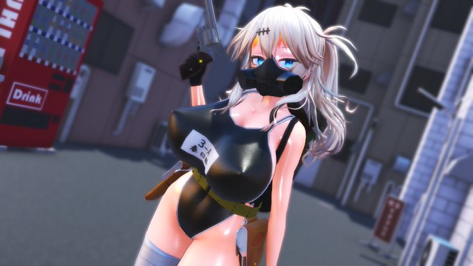 撮影したりなかったのでスク水ガスマスク武装JKつむぎなのだ!エッチ要素はない健全撮影なのだ!そしてゾンビをストンピングするつむぎも絶景なのだ…ゾンボイドたのしいのだ!初心者におすすめのアクションはQキーなのだ! 