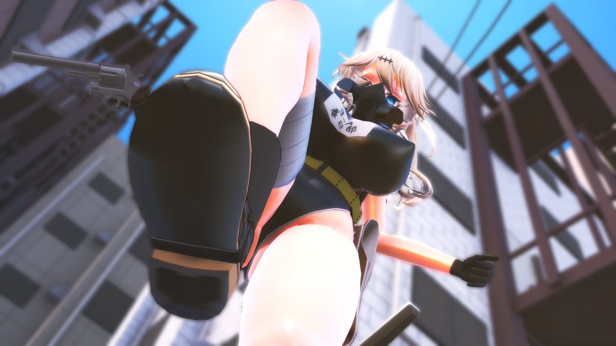 撮影したりなかったのでスク水ガスマスク武装JKつむぎなのだ!エッチ要素はない健全撮影なのだ!
そしてゾンビをストンピングするつむぎも絶景なのだ…
ゾンボイドたのしいのだ!初心者におすすめのアクションはQキーなのだ! 