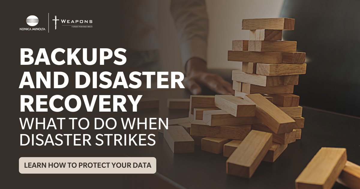 KonicaMinoltaCA's tweet image. Read this IT Weapons blog to better understand the roles backup and disaster recovery play in getting the maximum benefit from your data protection strategy.
itweapons.com/backups-disast…
#SecureBackups #DisasterRecovery #cybersecurity