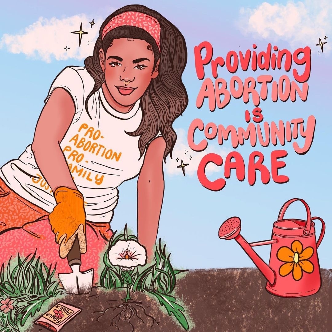 Your work is essential! 🙌 

March 10 is #AbortionProviderAppreciationDay and we're celebrating all the amazing abortion providers out there who tirelessly fight for reproductive justice. Thank you for your courage and commitment! ❤️

🎨: <a href="/liberaljanee/">Liberal Jane</a>