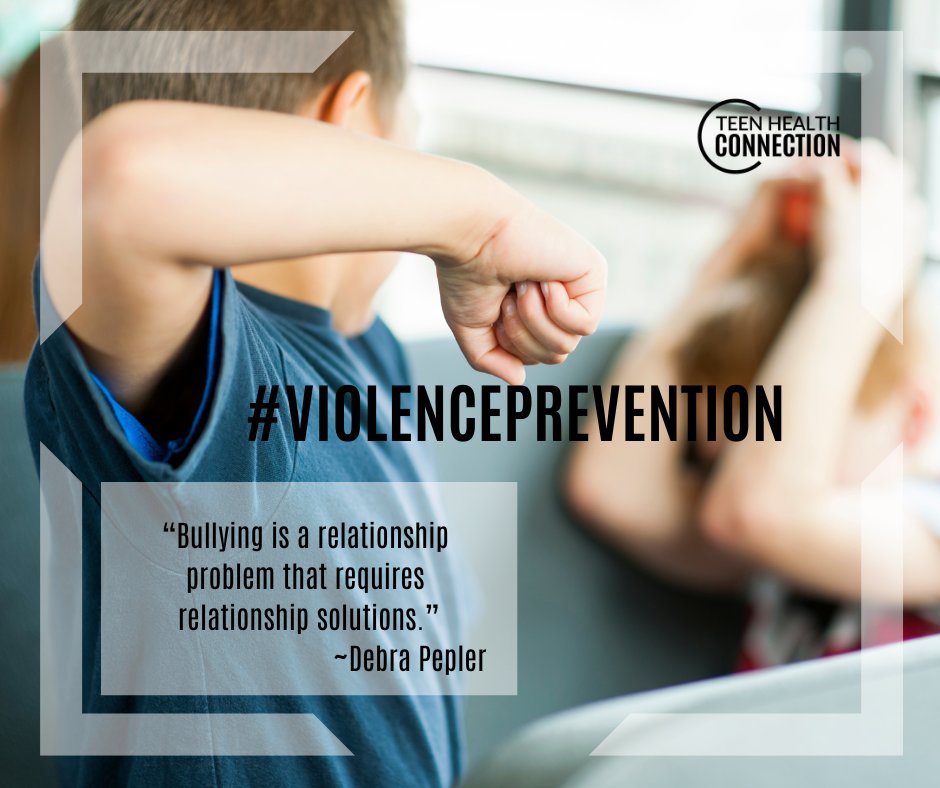 TeenHealthConne's tweet photo. Bullying is a form of violence characterized by an imbalance of power. Bullying has long lasting effects on the kids who are bullied, as well as those who bully. #TeenHealthConnection #Parenting #Parentsofteens #StopBullying #BullyingHurts #Bullyingisaformofviolence https://t.co/MzuO3x1aqL