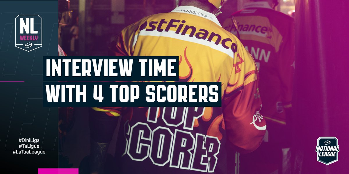 NLch_official's tweet photo. #NLWeekly 🔥 🔥 🔥

Wir haben 4️⃣ PostFinance Top Scorer zum Blitz-Interview getroffen

Nous avons posé une question à quatre joueurs issus de quatre pays différents.

Abbiamo posto una domanda a quattro giocatori di quattro paesi diversi

👉 https://t.co/MrvVnjmdky &amp; Official App https://t.co/XjAc8wYYBZ