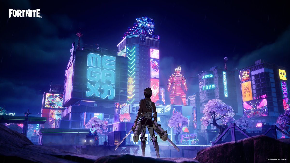 EREN YEAGER SKIN TEASER - Attack on Titan 🔥 #FortniteMEGA