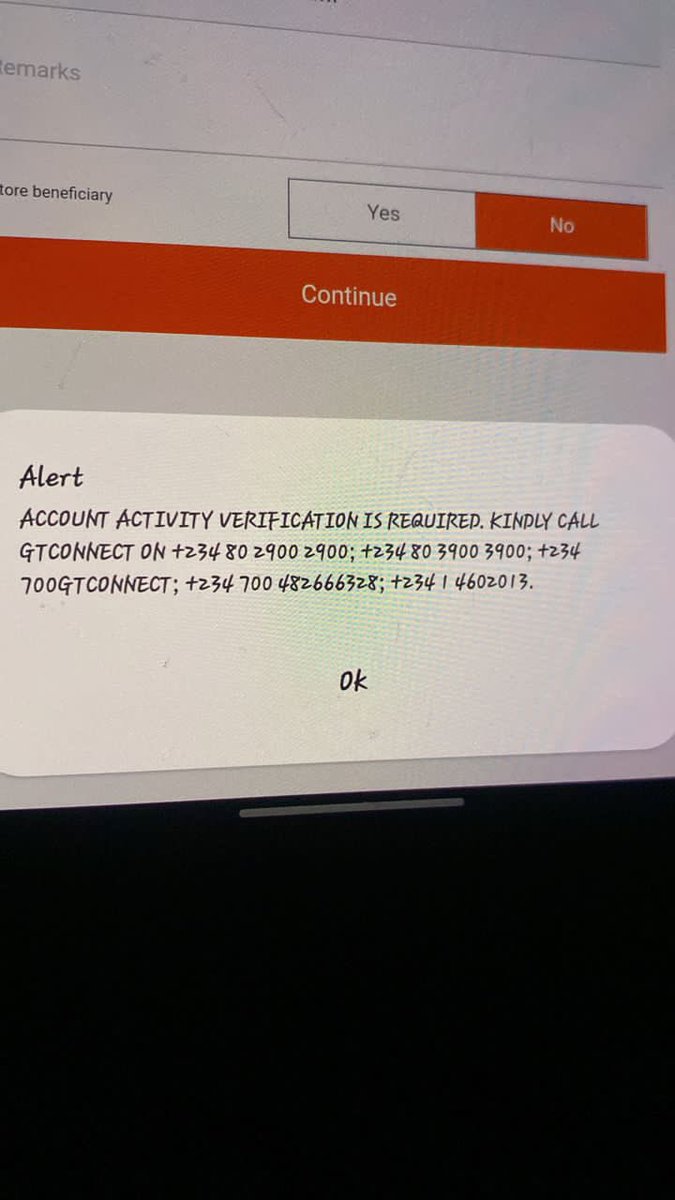 Joseph2982's tweet photo. @gtbank_help hello I can’t seem to make withdrawals from my account , I keep getting this error message , I tried contacting your cs but number keeps dropping https://t.co/MjmvKVmp20