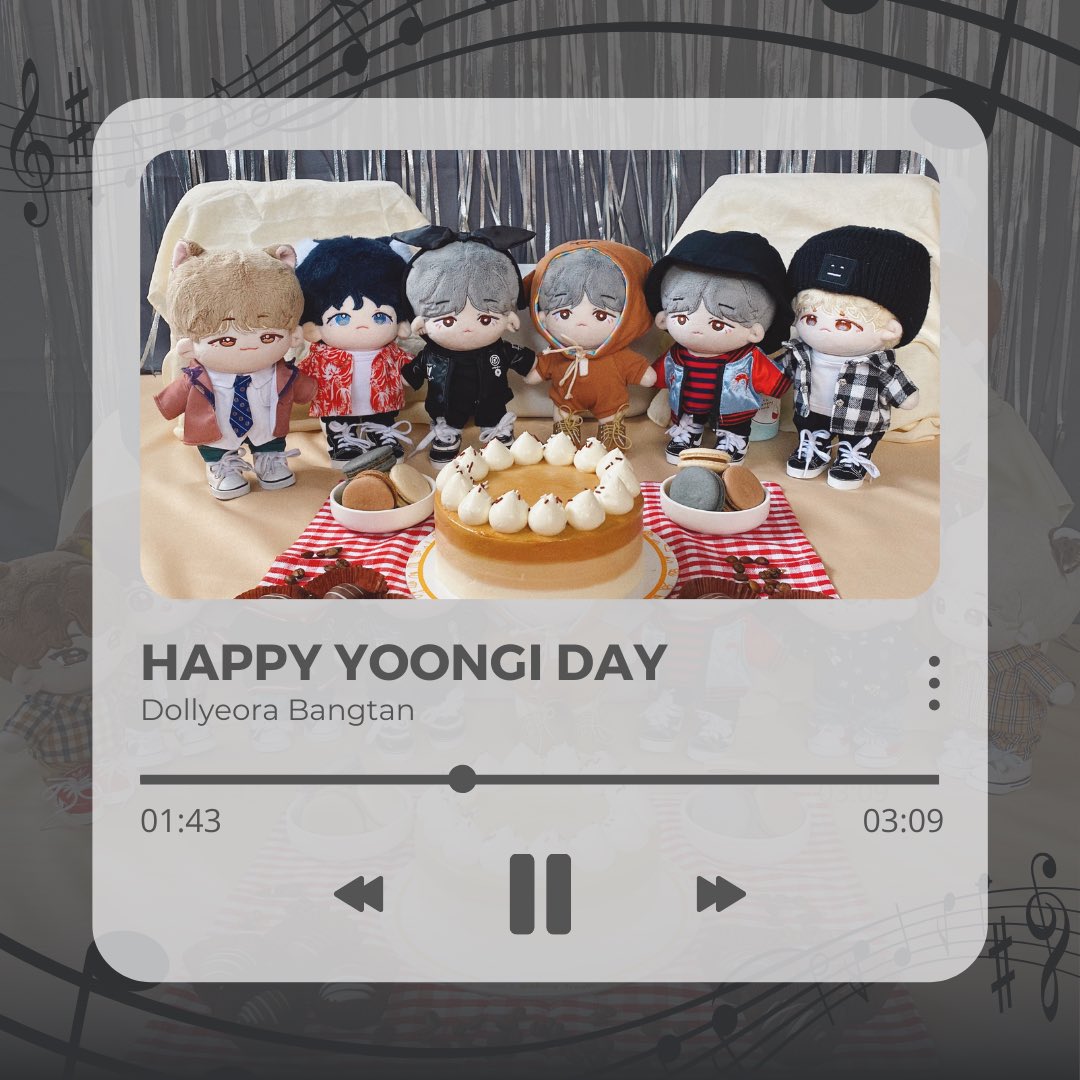 happiest birthday to our musical genius, min yoongi! 🐱🎶
 
you have inspired countless ARMYs with your talent and your encouraging words, 정말 감사합니다~ 🥹🫶🏼💜

#HappySUGADay
#GeniusMinYoongi
#HitmakerMinPD