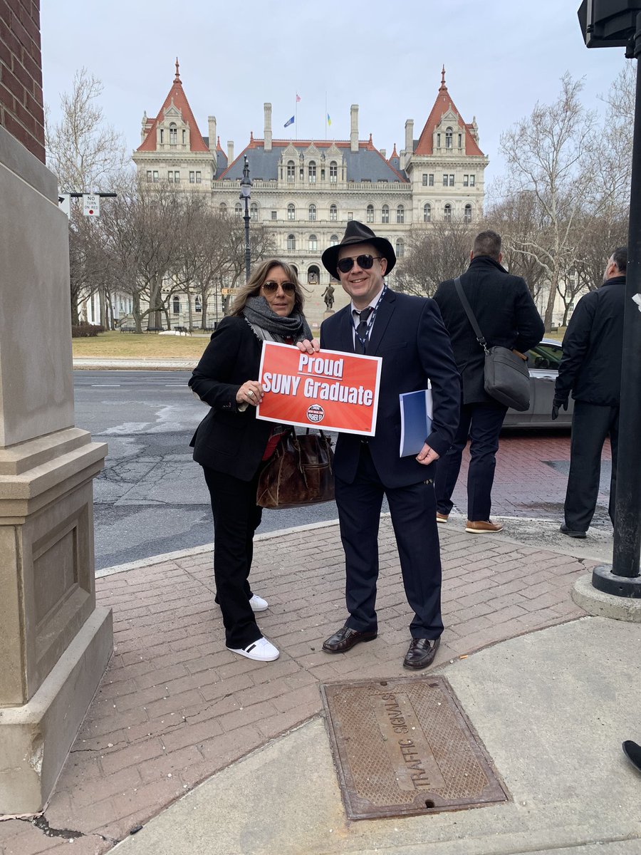 NYSUT members heading to the Capitol! #NewDeal4HigherEd #NYSUT