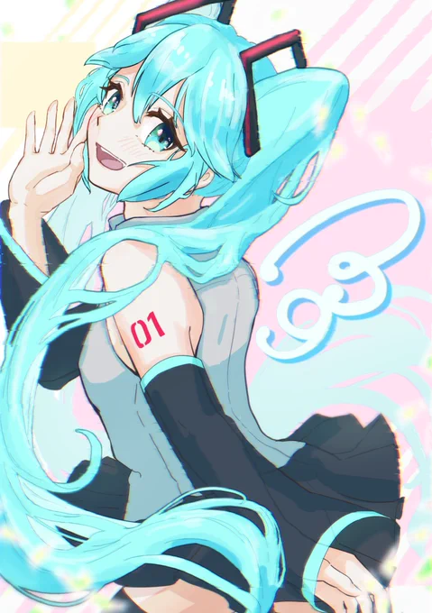 Thank you  !!#ミクの日 #ミクの日2023  #初音ミク 