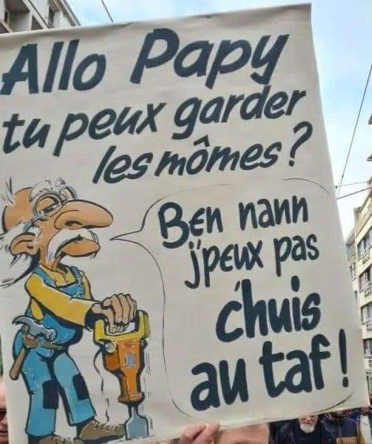 <a href="/EstelleMidi/">Estelle Midi</a> Imaginez vous dire qu'il y en a vont pas profiter de leurs retraites réfléchissez bien