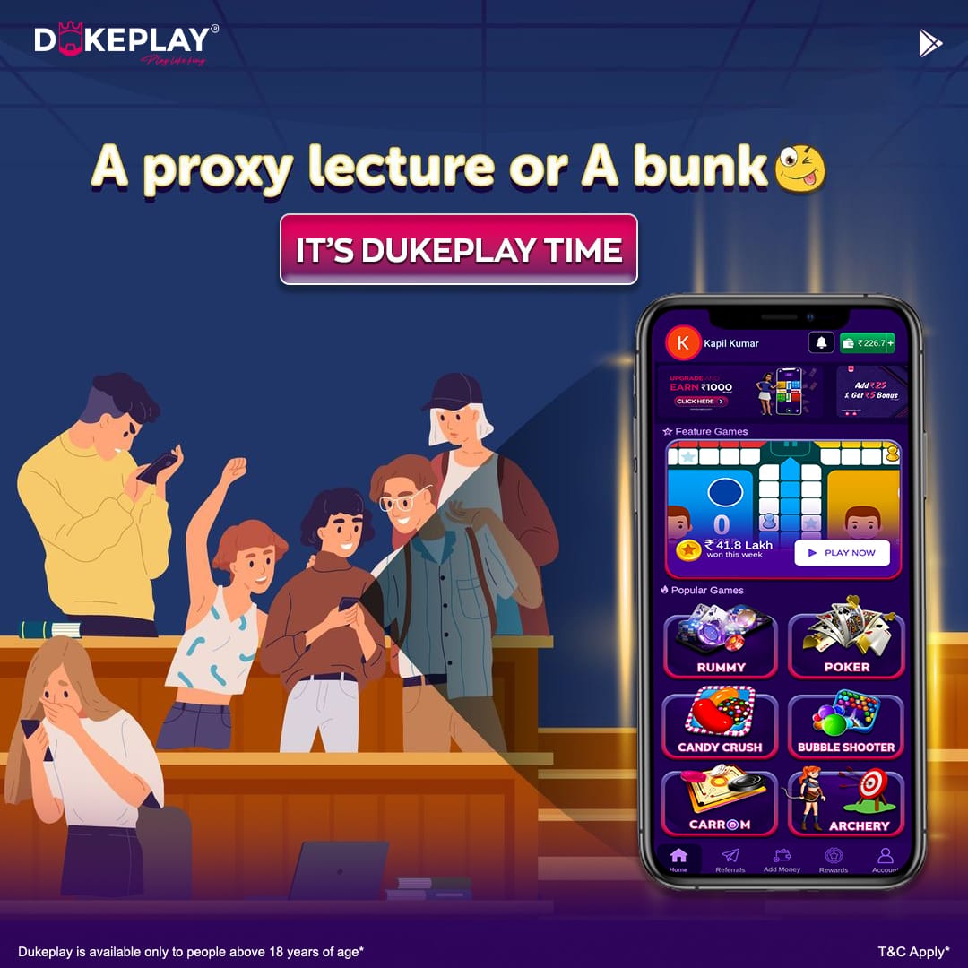 It's Dukeplay time.
Download now👇
dukeplay.com/apps/dukeplay.…

✅Instant withdrawal
✅Play 24x7
✅Fast Customer Support
✅Daily Reward &amp; Offers

Also Available on Google Playstore
#dukeplay #game #ludo