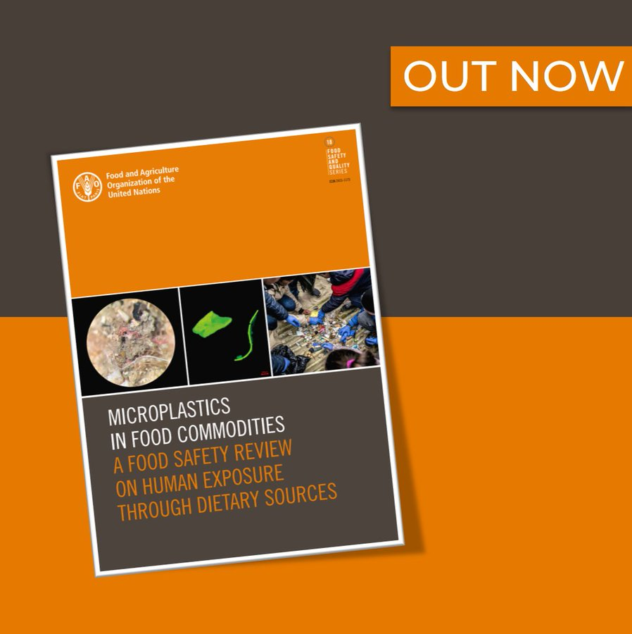 FAOWHOCodex's tweet photo. 📚 | #WeekendReading 4⃣ U ❗️

👉 "Microplastics in food commodities - A food safety review on human exposure through dietary sources".

📲➡️ https://t.co/ujxtRAdTtE

#FoodSafety | #OutNow https://t.co/hpCDql4WZB
