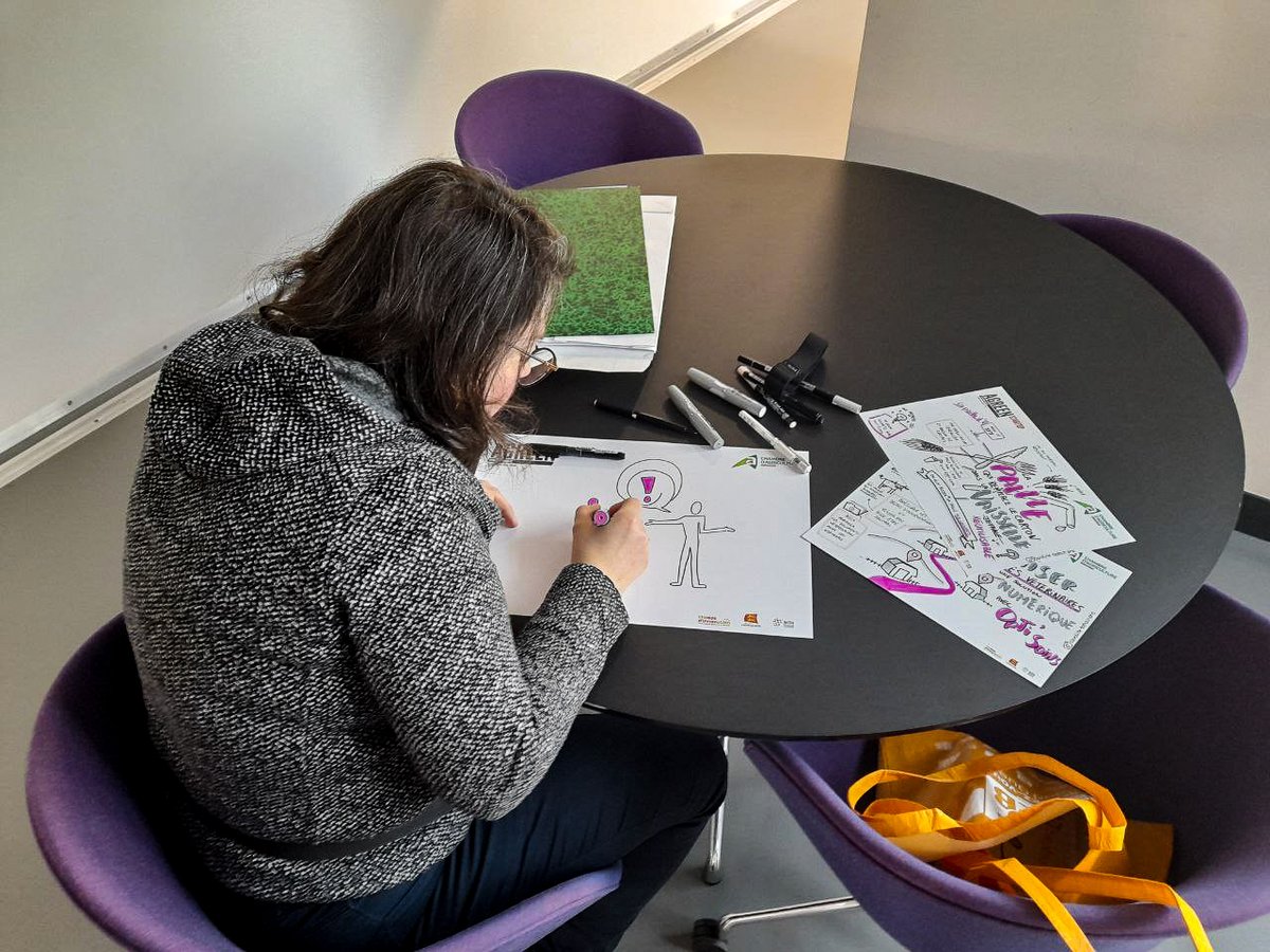 Agri_Normandie's tweet image. Les étapes clés de la journée sont illustrées au fur et à mesure par Caroline, sous forme d&apos;infographies structurées 🎨