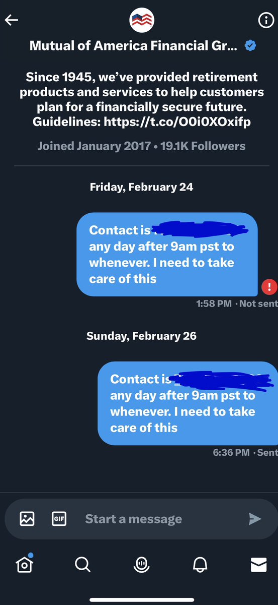 akabrat's tweet photo. @MutualofAmerica not sure if your hold time &amp; being hung up on is worse. Still waiting #yousuck #mutualofamerica #horrible https://t.co/SZoUtSCWlu
