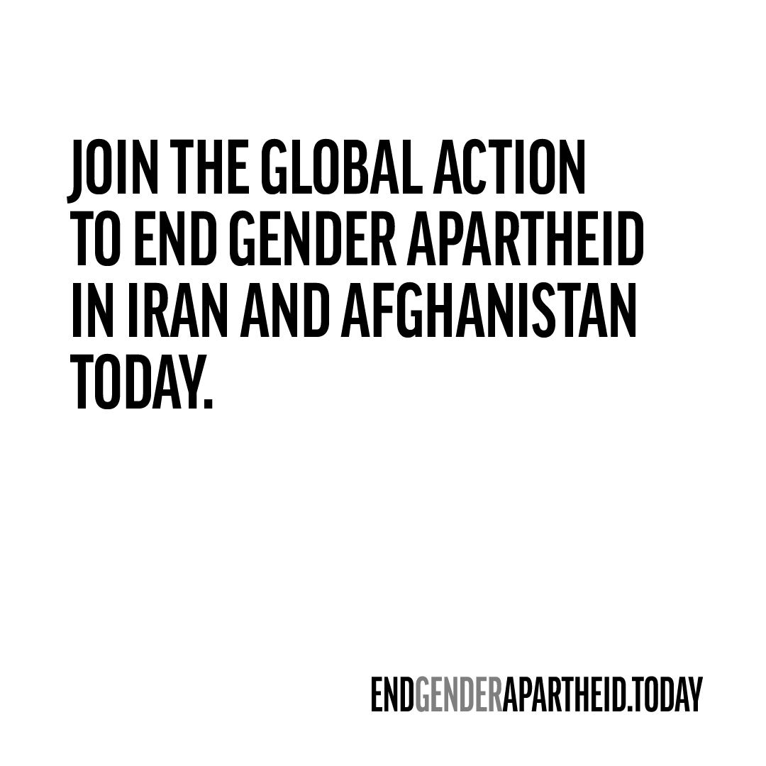 The new #EndGenderApartheid campaign seeks to expand the legal definition of apartheid under international laws. Stand by the women and girls of Iran, Afghanistan and beyond by supporting the campaign: endgenderapartheid.today