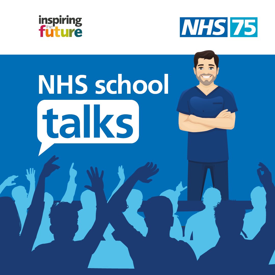 Pls share! Work in the NHS? Want to inspire children to take up an NHS career? Can you spare one hour? 

To help mark the NHS’s 75th birthday, we’re looking for staff - from all levels and professions - to give school talks. Sign up now! england.nhs.uk/NHS75talks #NHS75