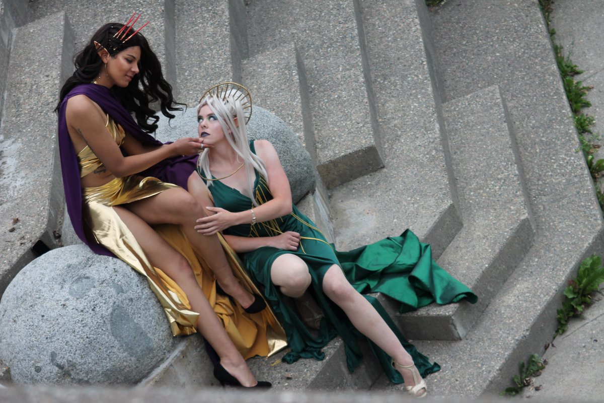 Mithril_Cosplay's tweet photo. This is still one of my favorite pictures of all time!
Laerryn is @Destiny_Siren based off the lovely @quiddie
Patia is me Based off the beautiful @Marisha_Ray
#criticalrole #exu #exucalamity #patia #Laerryn #critter @BrennanLM https://t.co/LjtOvS7dkm
