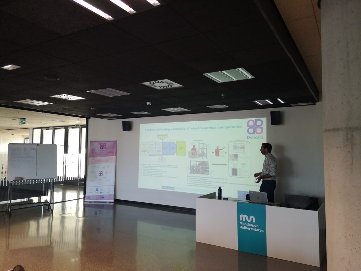 Last they of the Dimand Final Conference Event has started. Today, the ESRs are presenting their works! #DigitalManufacturing #MSCA