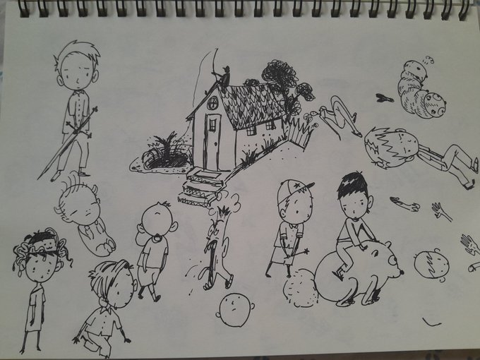 doddles from my skeetchbok 