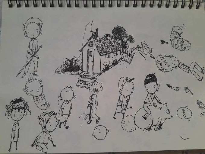 doddles from my skeetchbok 