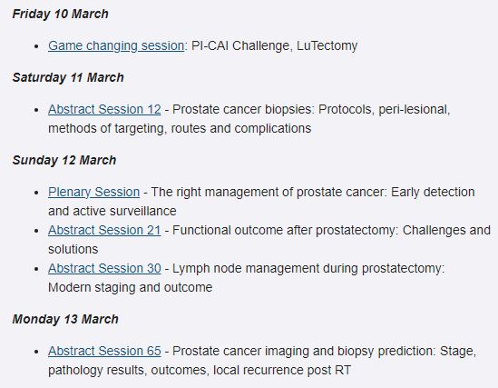 With #EAU23 coming up, the UROONCO editorial boards share their picks of sessions on #prostatecancer , #bladdercancer and #kidneycancer 👇

We will also be interviewing some of the presenters; stay tuned!