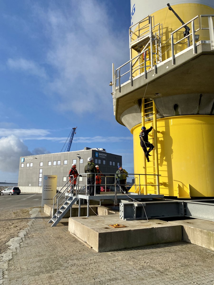 Our Safety, Survival, and Technical team in Esbjerg are delighted to be one of the first organizations to receive approval from the DNV for our GWO Wind Limited Access course. 👏

maersktraining.com/esb/course/gwo…
maersktraining.com/esb/course/gwo…