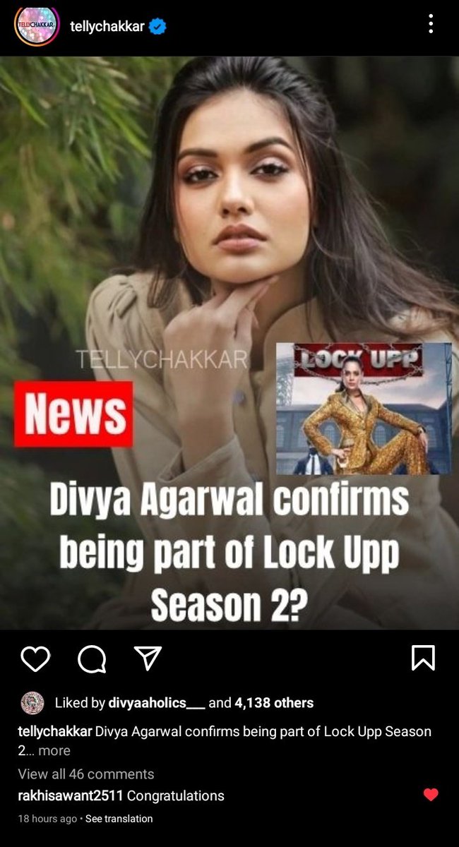 Vishwajeet_333's tweet photo. Rakhi sawant commented 😁 @Divyakitweet

#divyaagarwal https://t.co/rUTGgQHZSJ