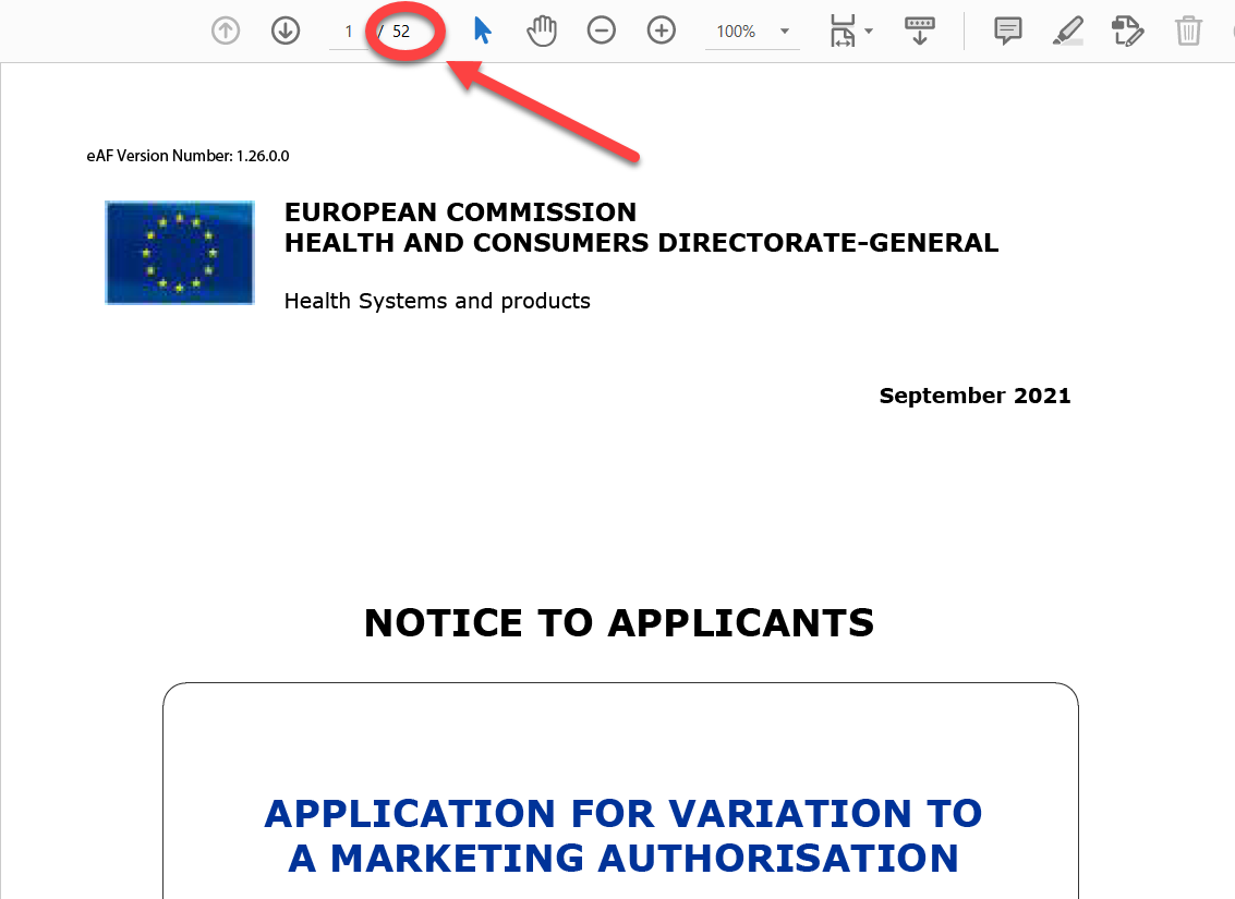 HugoZH's tweet image. EU-byråkratin i sitt esse; en blankett på femtiotvå (52) sidor för att ta bort ett (1) ord i produktinformationen (bl a papperslappen i förpackningen) för ett läkemedel. Visserligen för alla EU-/EEA-länder; utom ett, men ändå... #EU #byråkrati #förvaltning