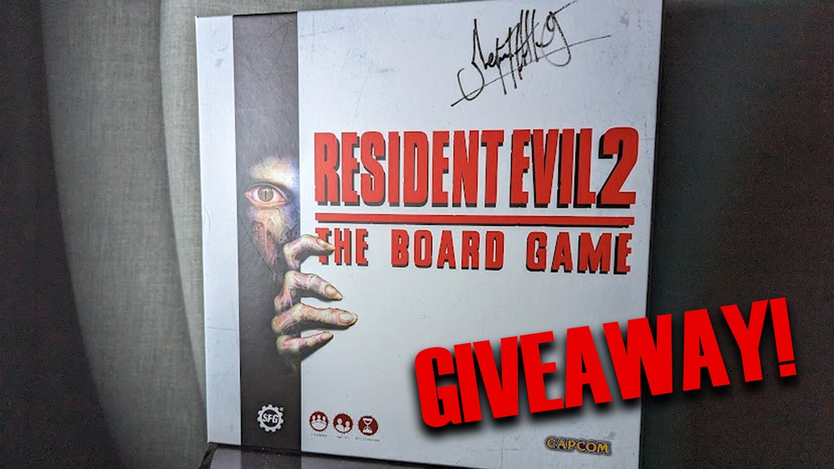 FASprayPod's tweet image. We're giving away a copy of @SteamforgedLtd's Resident Evil 2: The Board Game signed by lead designer Sherwin Matthews!

◾ Simply retweet this post to enter!
◾ Follow this account!
◾ UK residents only.
◾ Competition closes 25/03 at 12:00GMT