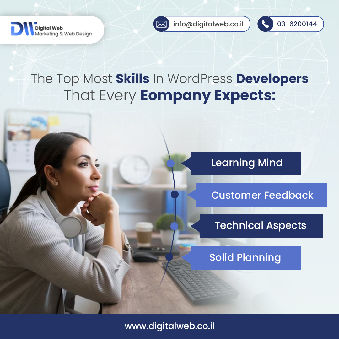 DigitalWeb13's tweet image. Need these things in all developer...
For details about this connect with our WordPress experts at: 03-6200144
website: digitalweb.co.il
#digitalweb #developer #expertdeveloper #wordpressexpert #webdesigner #webdeveloper #webdesigneranddeveloper #israel