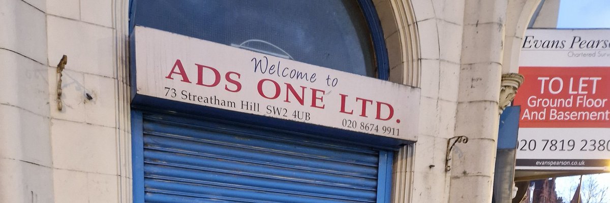 ADS ONE LTD (@adsoneltd) on Twitter photo <a href="/ADSONELTD/">ADS ONE LTD</a> So the next chapter begins. Looking for someone to rent this space. #lease #Streatham #shoplocal #rent #newbeginnings <a href="/ADSONELTD/">ADS ONE LTD</a> So the next chapter begins. Looking for someone to rent this space. #lease #Streatham #shoplocal #rent #newbeginnings