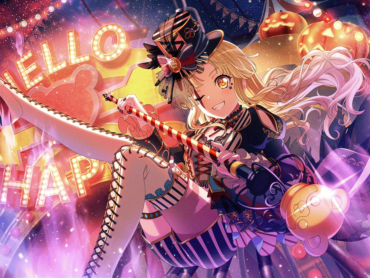 royalspiirit's tweet photo. // project sekai leaks 

if i had a nickel everytime the happy silly group got darker circus cards i’ d have two nickels which isn’ t a lot but it’ s weird that it’ s happened twice https://t.co/Jr4ZUcOu43