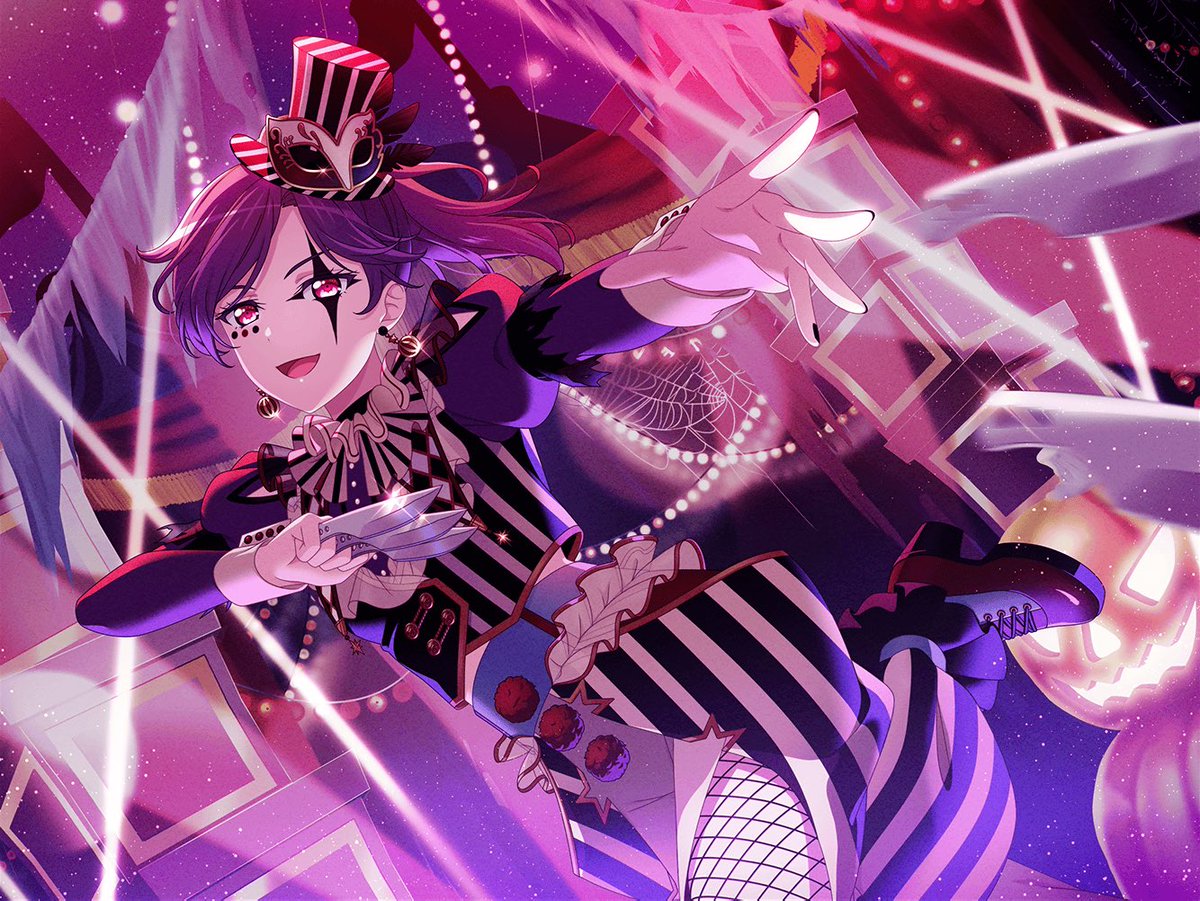 royalspiirit's tweet photo. // project sekai leaks 

if i had a nickel everytime the happy silly group got darker circus cards i’ d have two nickels which isn’ t a lot but it’ s weird that it’ s happened twice https://t.co/Jr4ZUcOu43
