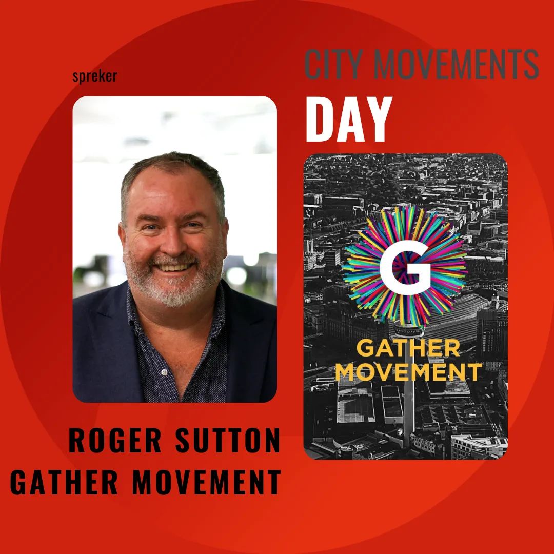Roger Sutton - leider van <a href="/gather_movement/">Gather Movement</a> is vrijdag 21 april bij ons in Amsterdam om zijn kennis te delen betreft het opstarten van een lokaal netwerk. Ontzettend inspirerend om van hem te leren én alle vragen die je hebt aan hem te stellen. citymovements.nl