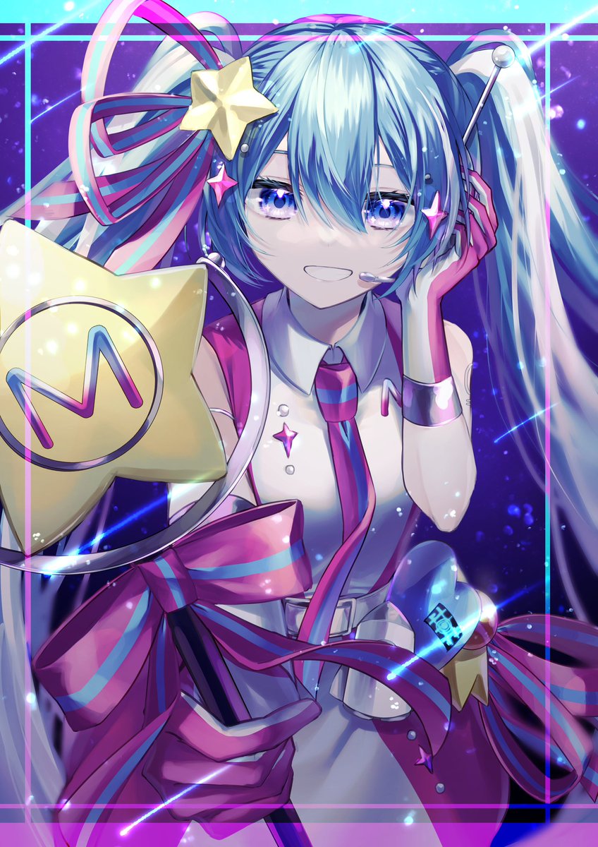 初音ミク ,null 「フューチャー・イヴのミクさん#初音ミク #ミクの日 #ミクの日2023 」|Mのイラスト