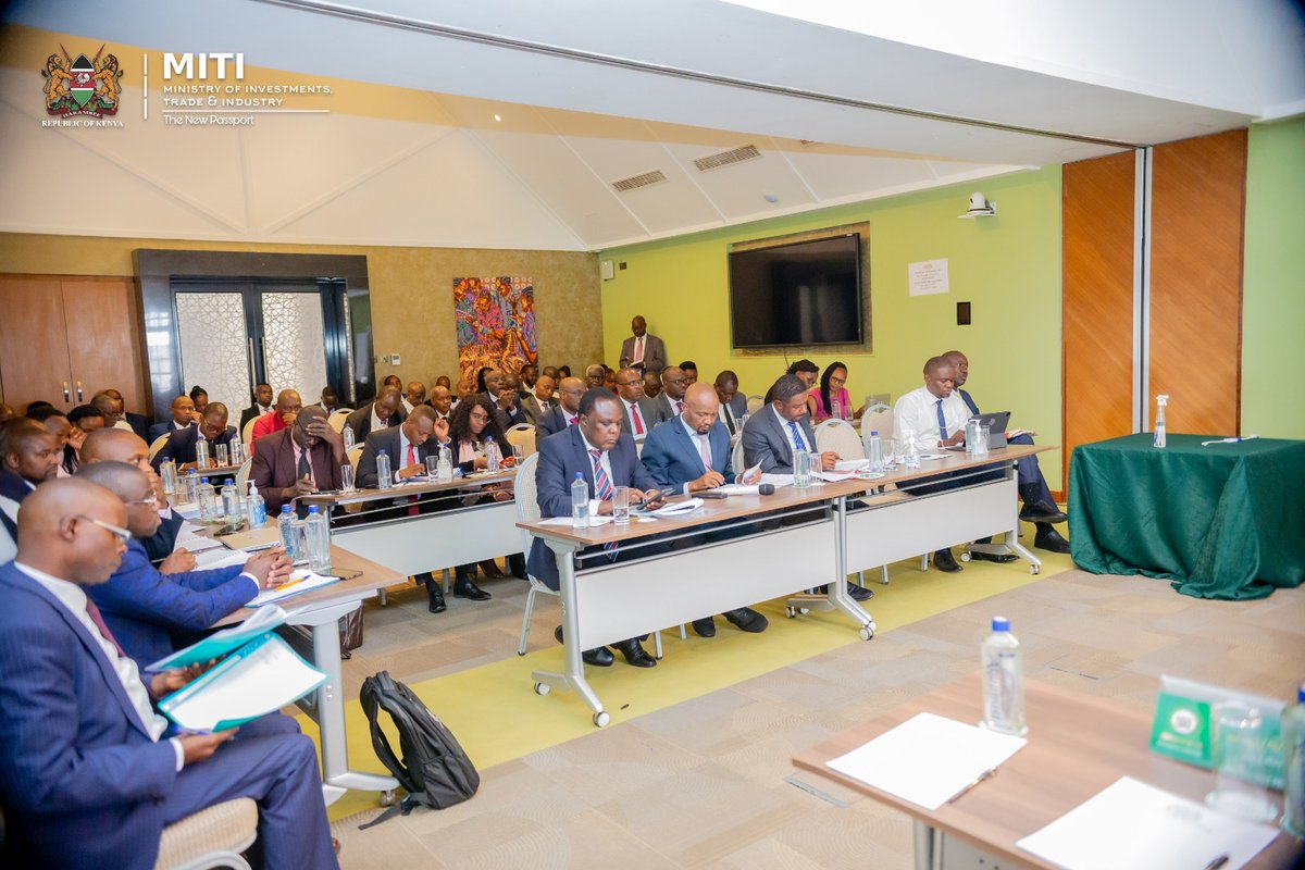 epzakenya's tweet photo. Mr.Hussein Adan, Ag. CEO EPZA reiterated the high demand and need for industrial sheds in the Athi River Zone during the CS's discussions regarding the ministerial position on the budget policy statement for 2023/2024 to the Parliamentary Trade Committee. https://t.co/btrem87MlQ