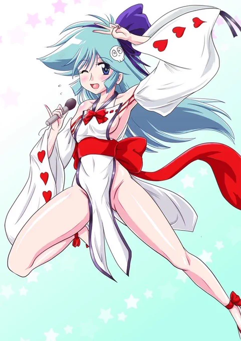 木村貴宏先生の絵とキャラは時々真似て描いてたけど、めらめ〜らの雪子姫×みるきぃハミングのこれは特に気に入ってる。質はともかくみるきぃハミング絵描いた数では人後に落ちないつもりだぞ。 