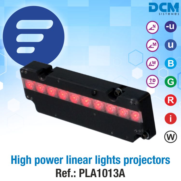 DCMSistemes's tweet image. 💡PLA Proyectores de luz lineal de alta potencia

◾5 leds-130mm(PLA0513A)
◼10 leds-130mm(PLA1013A) 
⬛ 10 leds-260mm(PLA1026A) 
🔳 20 leds-260mm(PLA2026A) 

🔝PLA1013A

💥dcmsistemes.com/en/products/pl… 

#visionartificial  #iluminacionled #proyector #luzlineal #dcmsistemes #ibluedrive