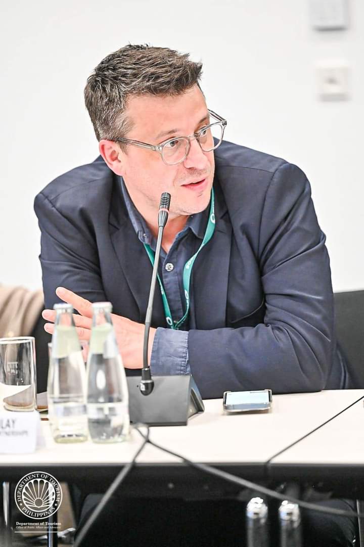 TourismPHL's tweet photo. 𝗟𝗢𝗢𝗞: Tourism movers and shakers from Central Europe offered their invaluable insights and suggestions on  topics ranging from connectivity, training, and marketing and promotions as they met with the officials of the DOT on March 8, 2023 at the Messe Berlin in Germany. https://t.co/ZFJWuK2dYC