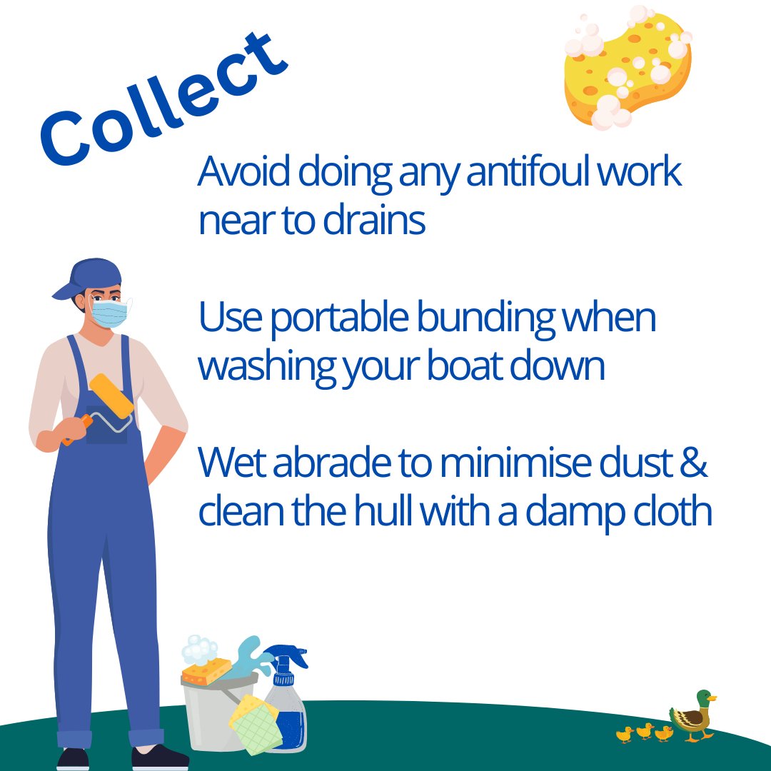 TheGreenBlue's tweet photo. Many boat users may already be doing today's #ProtectCollectDispose tips...
🧤COLLECT
Before starting the job, it's essential to consider how you will collect, transfer and dispose of waste paint, pots, PPE and anti-foul debris to the hazardous bin.
➡️https://t.co/ytCNBDrhOR https://t.co/UBjfL6pJc8
