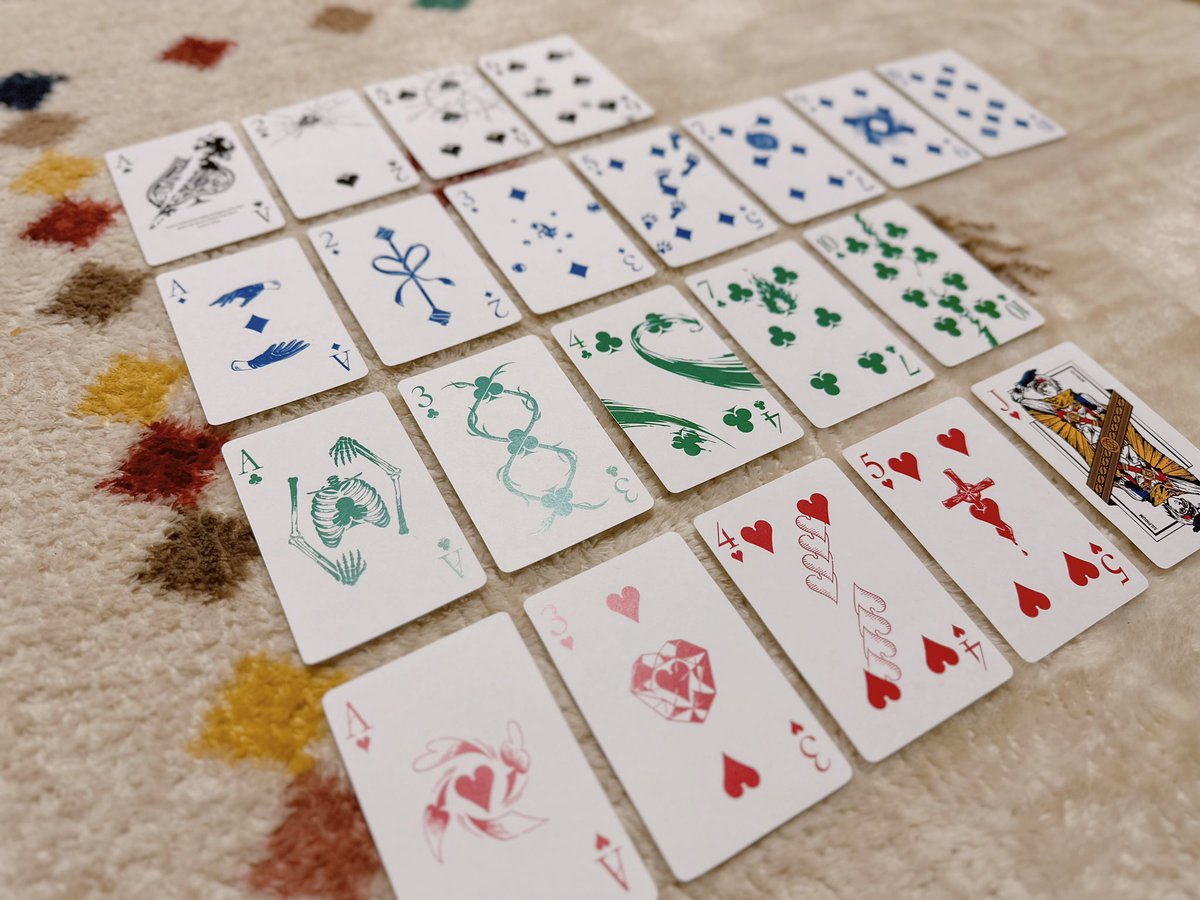 X-Playing Cardsをまとめてみました。 作成し次第こちらの表も更新して