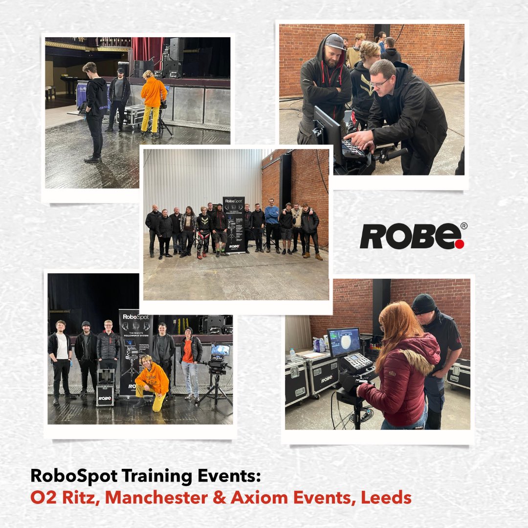 🔮 This #ThrowbackThursday, we celebrate our recent #RoboSpot training events at the O2 Ritz in Manchester and <a href="/axiomeventsuk/">Axiom Events</a> in Leeds.

A huge thanks to Will Blackie for leading the training and to everybody who attended the sessions.