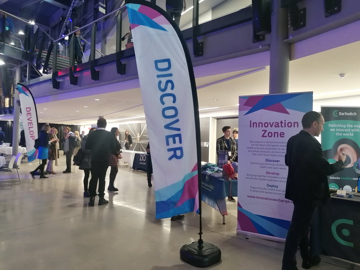 The #InnovationZone at our #IntegratingInnovation conference is filling up!   We'll be kicking off shortly!
#Discover #Develop #Deploy
<a href="/BristolAero/">Aerospace Bristol</a> @one_glos <a href="/NHSGlos/">NHS Gloucestershire</a>
<a href="/HTBNSSG/">Healthier Together</a> <a href="/BNSSG_ICB/">NHS Bristol, N Somerset & S Gloucestershire ICB</a> <a href="/BSW_Together/">BSW Together</a> <a href="/NHSBSWICB/">NHSBSWICB</a>