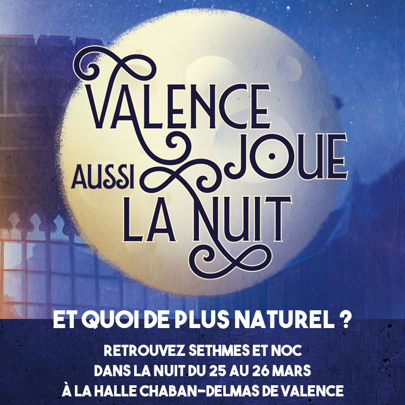 Sethmes1's tweet photo. Les Éditions Sethmes seront présentes lors de l'événement Valence joue aussi la nuit.
Du 25 au 26 mars, de 17 h à 7 h du matin, à la Halle Chaban-Delmas de Valence (26). Entrée gratuite.
https://t.co/suhb05Ozba
#JDR #sethmes #NOC #valencejoue https://t.co/dq6BElT6P8