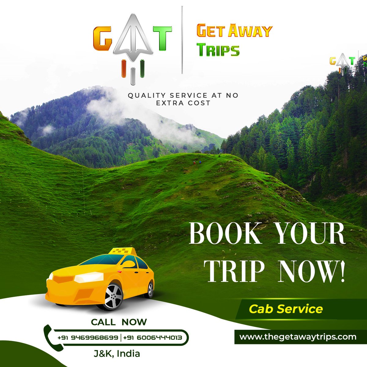 We are service based car booking company helping travellers travel comfortably in North India. We guarantee quality service at no extra cost

#taxi #taxiservice #carrental #kathua #jammukashmir #himachal #punjab #getawaytrips #holidaypackages #tourbooking #cabbooking #cabservice