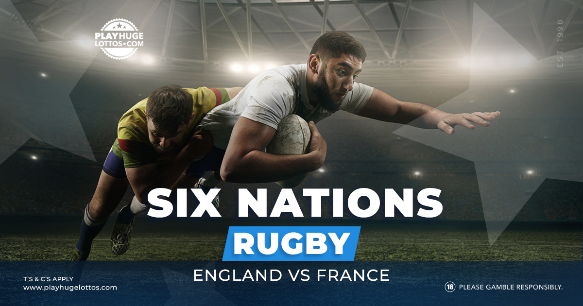 🏉🌍 The Six Nations Rugby Tournament is Happening Today!

England vs France 

Tackle the odds and BET HUGE on the games! 💰💪

#SixNations #Rugby #EnglandvsFrance #BettingTips #BetBigWinBig 🤑🔥 #playhugelottos 

Get in on the action now: bit.ly/3ijzaVr