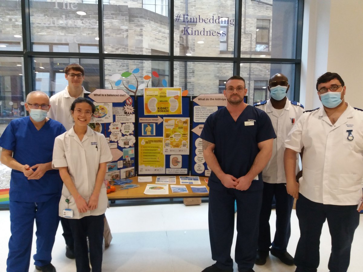 Our <a href="/BTHFT/">Bradford Teaching Hospitals NHS FT</a> Renal dietitians are sharing their expert knowledge on #WorldKidneyDay2023 to help raise awareness of kidneys - what they do and importantly how to improve your kidney health. Pop by their stand on the concourse at BRI. <a href="/15_bthft/">Ward 15 Renal BTHFT</a> <a href="/bthftRenal/">BTHFT RenalResearch</a> <a href="/ActAsOneBDC/">Bradford District Craven Health & Care Partnership</a> @Mel_Pickup