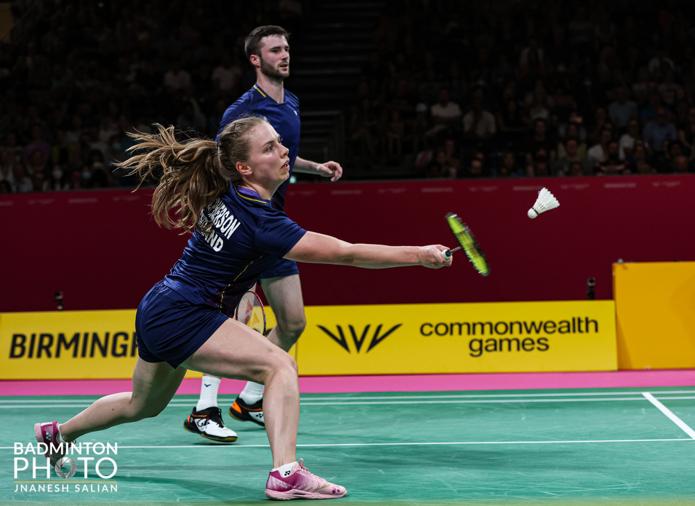 BadmintonScot's tweet photo. YONEX German Open 2023 🇩🇪🏸

GILMOUR v YI MAN
21-18 14-21 13-21

GRIMLEY / GRIMLEY 
CORVEE / LABAR
18-21 15-21 

CAO HOK / LAM
MACPHERSON / TORRANCE
17-21 15-21 

Today from 1PM: 

HALL / MACPHERSON
GICQUEL [2] / DELRUE

📲 LIVE https://t.co/z4I5jecCfD

#badmintonscotland https://t.co/DO5jrUXjpv