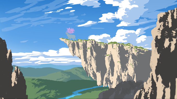「cliff landscape」 illustration images(Latest)
