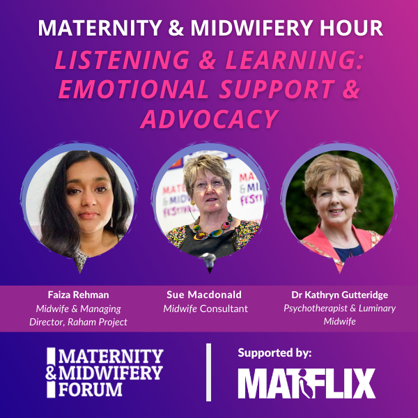 NEW BLOG POST UPDATE:
This week the midwifery hour focused on Emotional support for birthing women and embracing equity - the theme for international women's day
@RahamProject

Watch their talks here: matflix.co.uk/series-9-ep-9-…

@MidwiferyForum