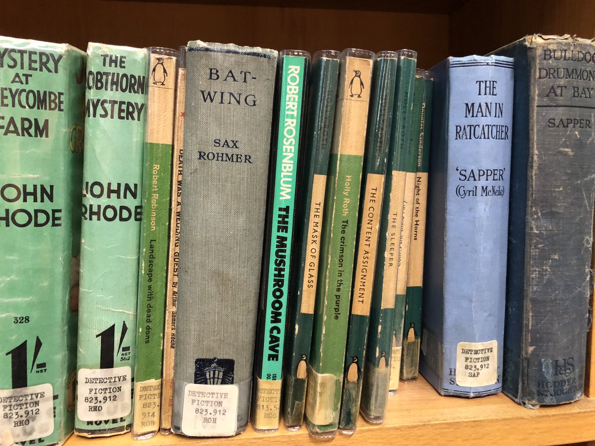 Outlandish titles! Improbable pseudonyms! Lurid covers! Stumbled upon this brilliant collection of vintage crime novels @barbicanlib